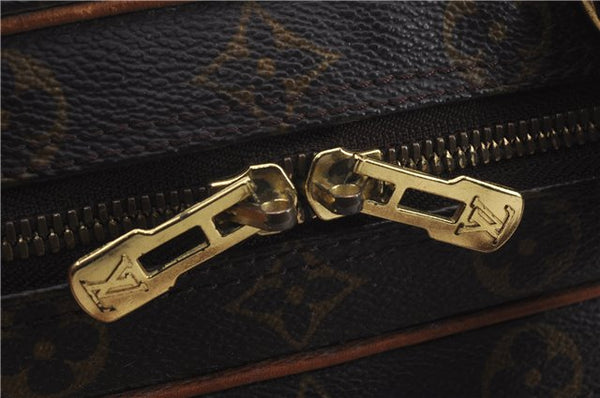 Auth Louis Vuitton Monogram Porte Cocuments Voyage 2 Compartment M53362 LV 0743D