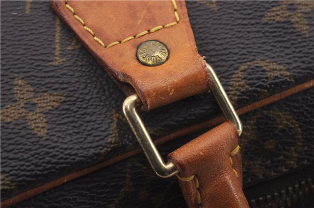 Auth Louis Vuitton Monogram Porte Cocuments Voyage 2 Compartment M53362 LV 0743D