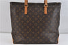 Authentic Louis Vuitton Monogram Cabas Mezzo Tote Bag M51151 LV 0744D