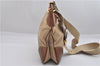 Authentic PRADA Nylon Tessuto Leather Shoulder Cross Body Bag Beige 0744F