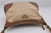 Authentic PRADA Nylon Tessuto Leather Shoulder Cross Body Bag Beige 0744F