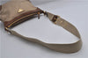 Authentic PRADA Nylon Tessuto Leather Shoulder Cross Body Bag Beige 0744F