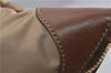 Authentic PRADA Nylon Tessuto Leather Shoulder Cross Body Bag Beige 0744F