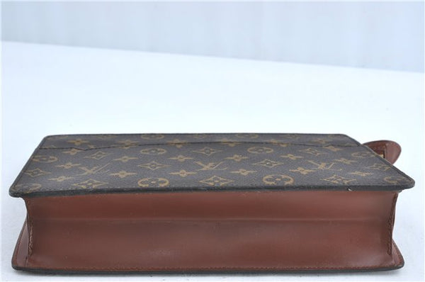 Authentic Louis Vuitton Monogram Pochette Homme Clutch Hand Bag M51795 LV 0746B