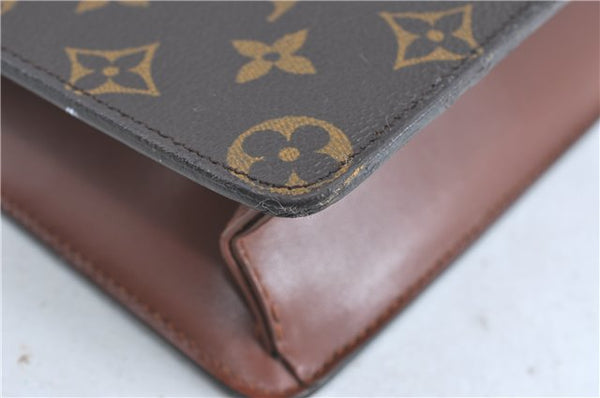 Authentic Louis Vuitton Monogram Pochette Homme Clutch Hand Bag M51795 LV 0746B