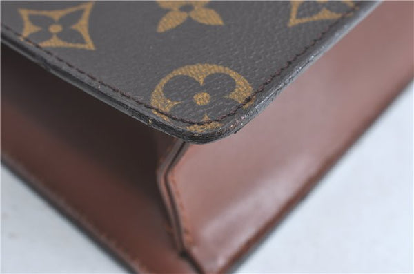 Authentic Louis Vuitton Monogram Pochette Homme Clutch Hand Bag M51795 LV 0746B