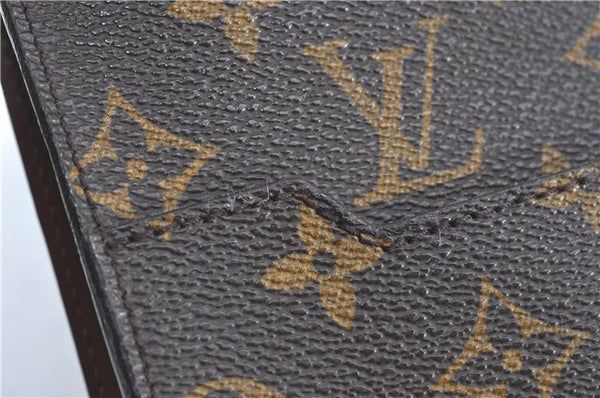 Authentic Louis Vuitton Monogram Pochette Homme Clutch Hand Bag M51795 LV 0746B