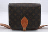 Auth Louis Vuitton Monogram Cartouchiere MM Shoulder Bag M51253 LV Junk 0746D