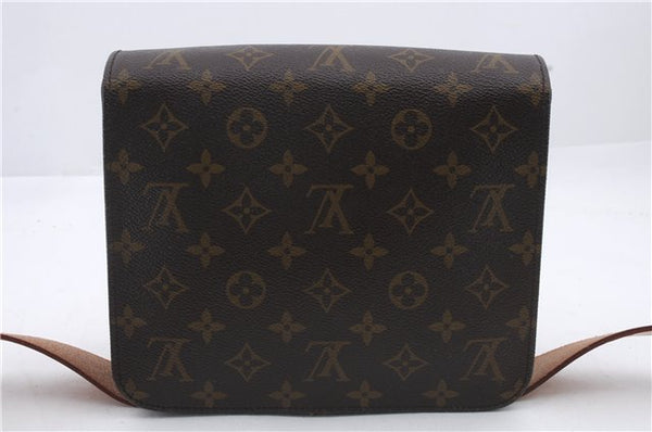 Auth Louis Vuitton Monogram Cartouchiere MM Shoulder Bag M51253 LV Junk 0746D