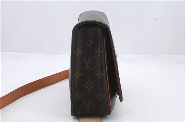 Auth Louis Vuitton Monogram Cartouchiere MM Shoulder Bag M51253 LV Junk 0746D