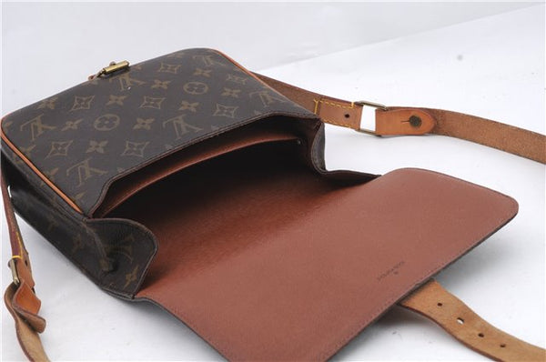 Auth Louis Vuitton Monogram Cartouchiere MM Shoulder Bag M51253 LV Junk 0746D