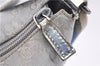 Authentic GUCCI Shoulder Cross Body Bag GG Canvas Leather 145857 Silver 0748F