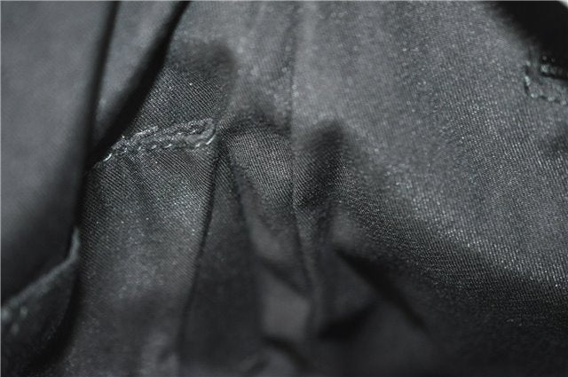 Authentic GUCCI Shoulder Cross Body Bag GG Canvas Leather 145857 Silver 0748F