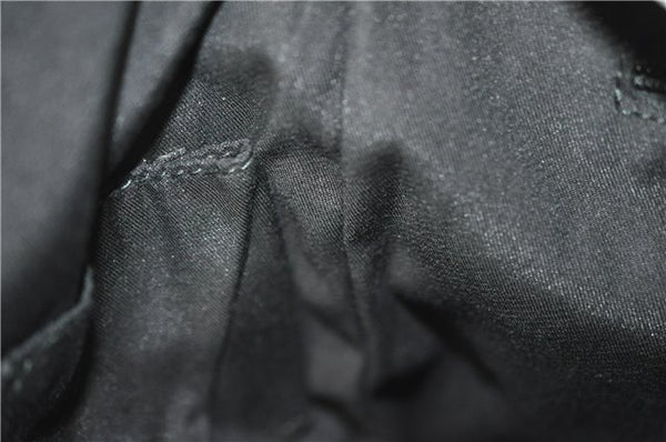 Authentic GUCCI Shoulder Cross Body Bag GG Canvas Leather 145857 Silver 0748F