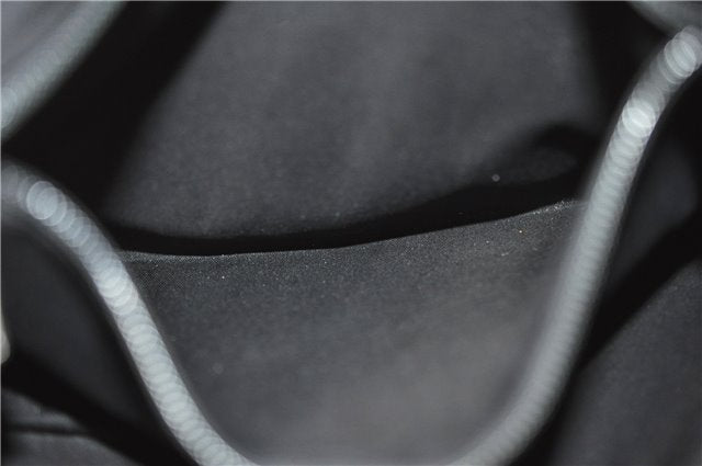 Authentic GUCCI Shoulder Cross Body Bag GG Canvas Leather 145857 Silver 0748F