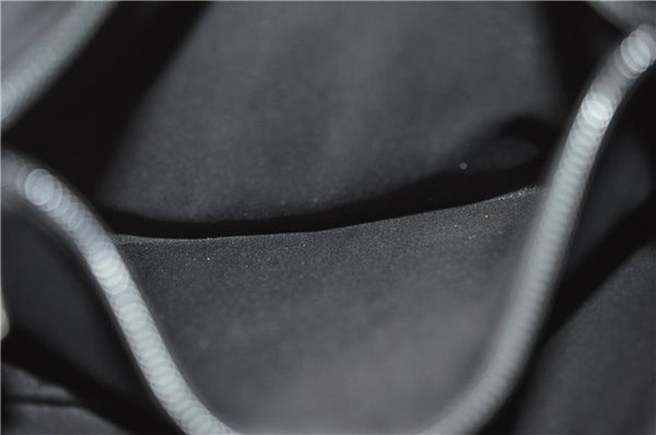 Authentic GUCCI Shoulder Cross Body Bag GG Canvas Leather 145857 Silver 0748F