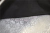 Authentic GUCCI Shoulder Cross Body Bag GG Canvas Leather 145857 Silver 0748F