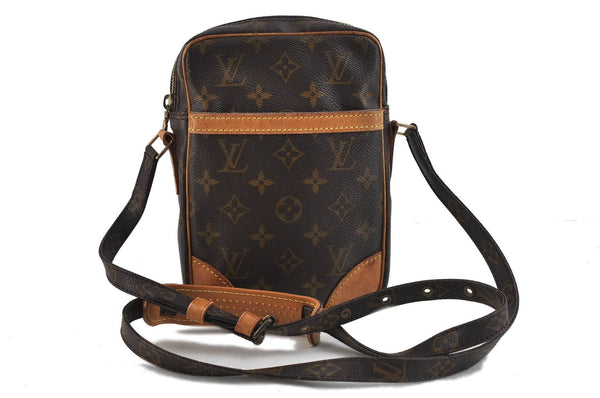 Authentic Louis Vuitton Monogram Danube Shoulder Cross Body Bag M45266 LV 0749D