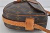 Auth Louis Vuitton Monogram Jeune Fille PM Shoulder Cross Bag M51227 LV 0750D