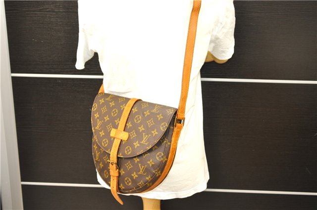 Auth Louis Vuitton Monogram Chantilly GM Shoulder Cross Body Bag M51232 LV 0752D