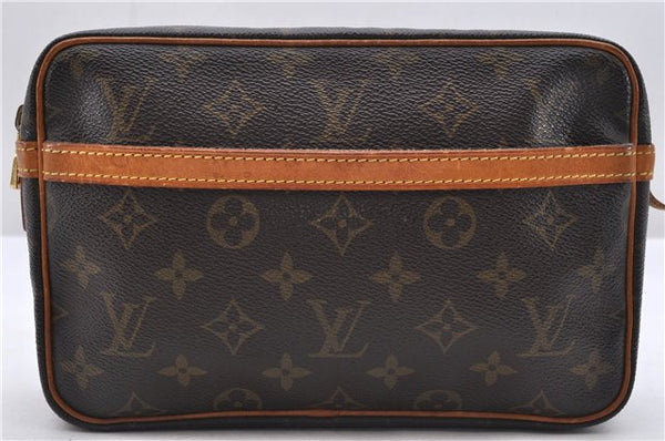 Authentic Louis Vuitton Monogram Compiegne 23 Clutch Hand Bag M51847 LV 0753D