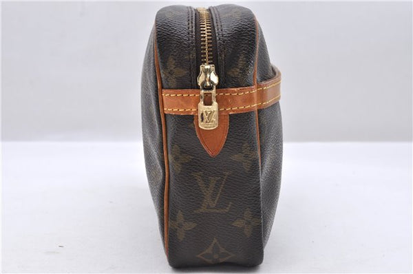 Authentic Louis Vuitton Monogram Compiegne 23 Clutch Hand Bag M51847 LV 0753D