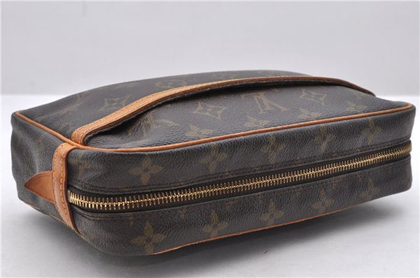 Authentic Louis Vuitton Monogram Compiegne 23 Clutch Hand Bag M51847 LV 0753D