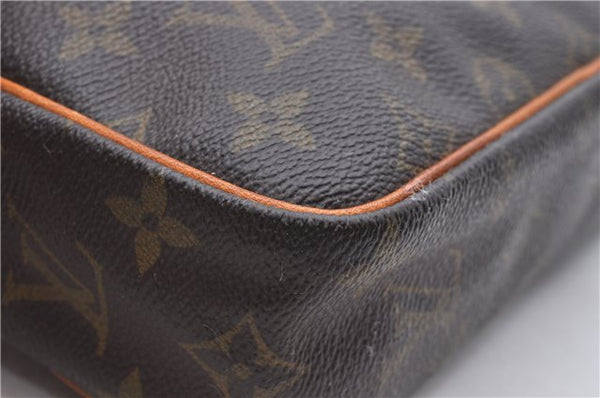 Authentic Louis Vuitton Monogram Compiegne 23 Clutch Hand Bag M51847 LV 0753D