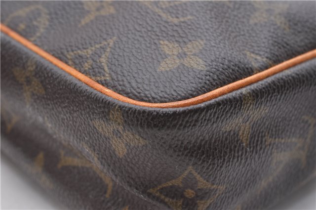 Authentic Louis Vuitton Monogram Compiegne 23 Clutch Hand Bag M51847 LV 0753D