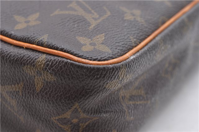 Authentic Louis Vuitton Monogram Compiegne 23 Clutch Hand Bag M51847 LV 0753D