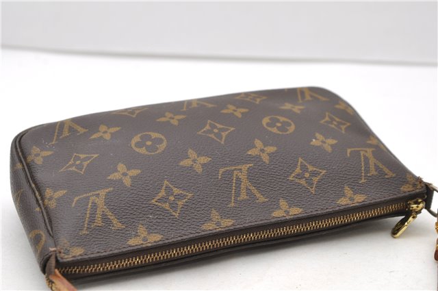 Authentic Louis Vuitton Monogram Pochette Accessoires Pouch M51980 LV 0754D