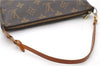 Authentic Louis Vuitton Monogram Pochette Accessoires Pouch M51980 LV 0754D