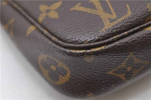 Authentic Louis Vuitton Monogram Pochette Accessoires Pouch M51980 LV 0754D