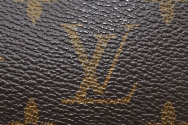 Authentic Louis Vuitton Monogram Pochette Accessoires Pouch M51980 LV 0754D