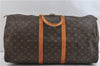 Authentic Louis Vuitton Monogram Keepall 55 Boston Bag M41424 LV 0755D