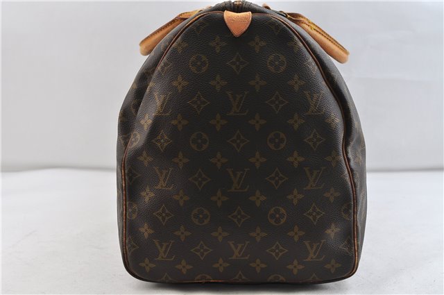 Authentic Louis Vuitton Monogram Keepall 55 Boston Bag M41424 LV 0755D