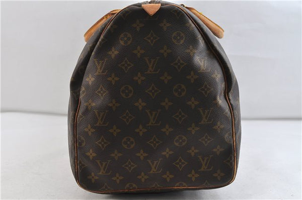 Authentic Louis Vuitton Monogram Keepall 55 Boston Bag M41424 LV 0755D