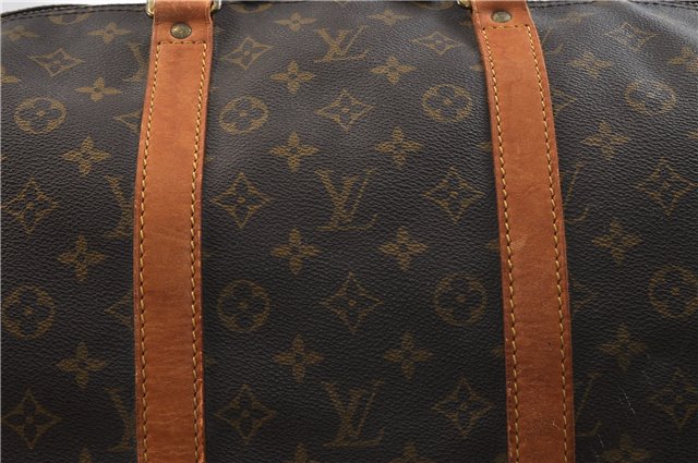 Authentic Louis Vuitton Monogram Keepall 55 Boston Bag M41424 LV 0755D