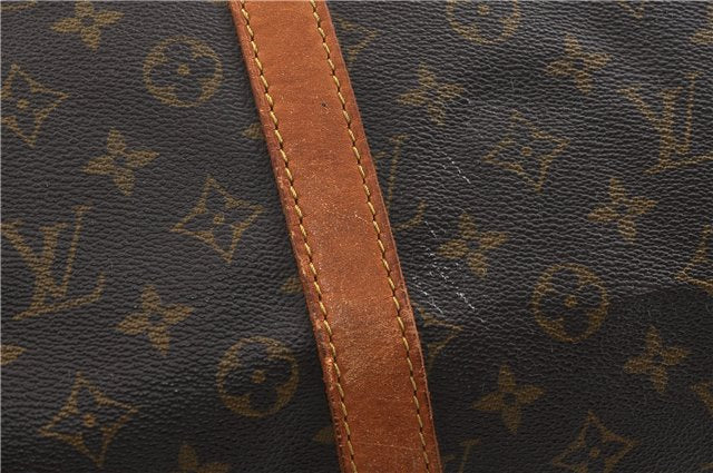 Authentic Louis Vuitton Monogram Keepall 55 Boston Bag M41424 LV 0755D