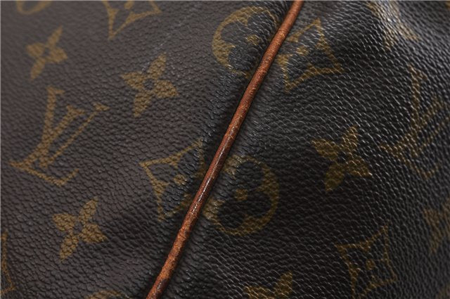 Authentic Louis Vuitton Monogram Keepall 55 Boston Bag M41424 LV 0755D