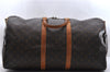 Auth Louis Vuitton Monogram Keepall Bandouliere 55 Boston Bag M41414 LV 0758D