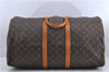 Authentic Louis Vuitton Monogram Keepall 55 Boston Bag M41424 LV 0759D