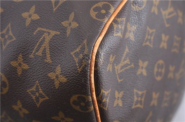 Authentic Louis Vuitton Monogram Keepall 55 Boston Bag M41424 LV 0759D