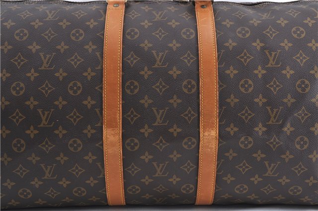 Authentic Louis Vuitton Monogram Keepall 55 Boston Bag M41424 LV 0759D