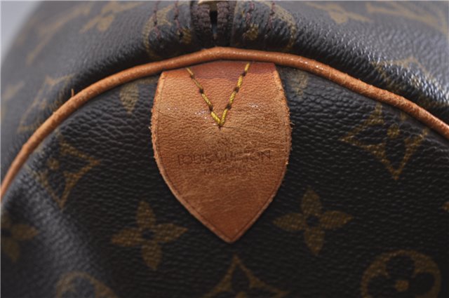 Authentic Louis Vuitton Monogram Keepall 55 Boston Bag M41424 LV 0759D