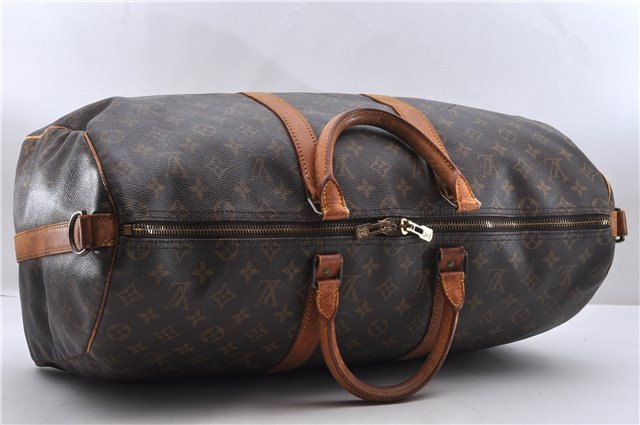 Auth Louis Vuitton Monogram Keepall Bandouliere 50 Boston Bag M41416 LV 0761D