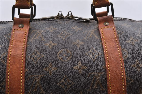 Auth Louis Vuitton Monogram Keepall Bandouliere 50 Boston Bag M41416 LV 0761D