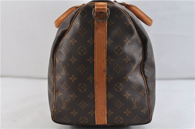 Auth Louis Vuitton Monogram Keepall Bandouliere 50 Boston Bag M41416 LV 0762D