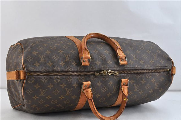 Auth Louis Vuitton Monogram Keepall Bandouliere 50 Boston Bag M41416 LV 0762D