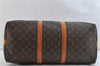 Auth Louis Vuitton Monogram Keepall Bandouliere 50 Boston Bag M41416 LV 0762D